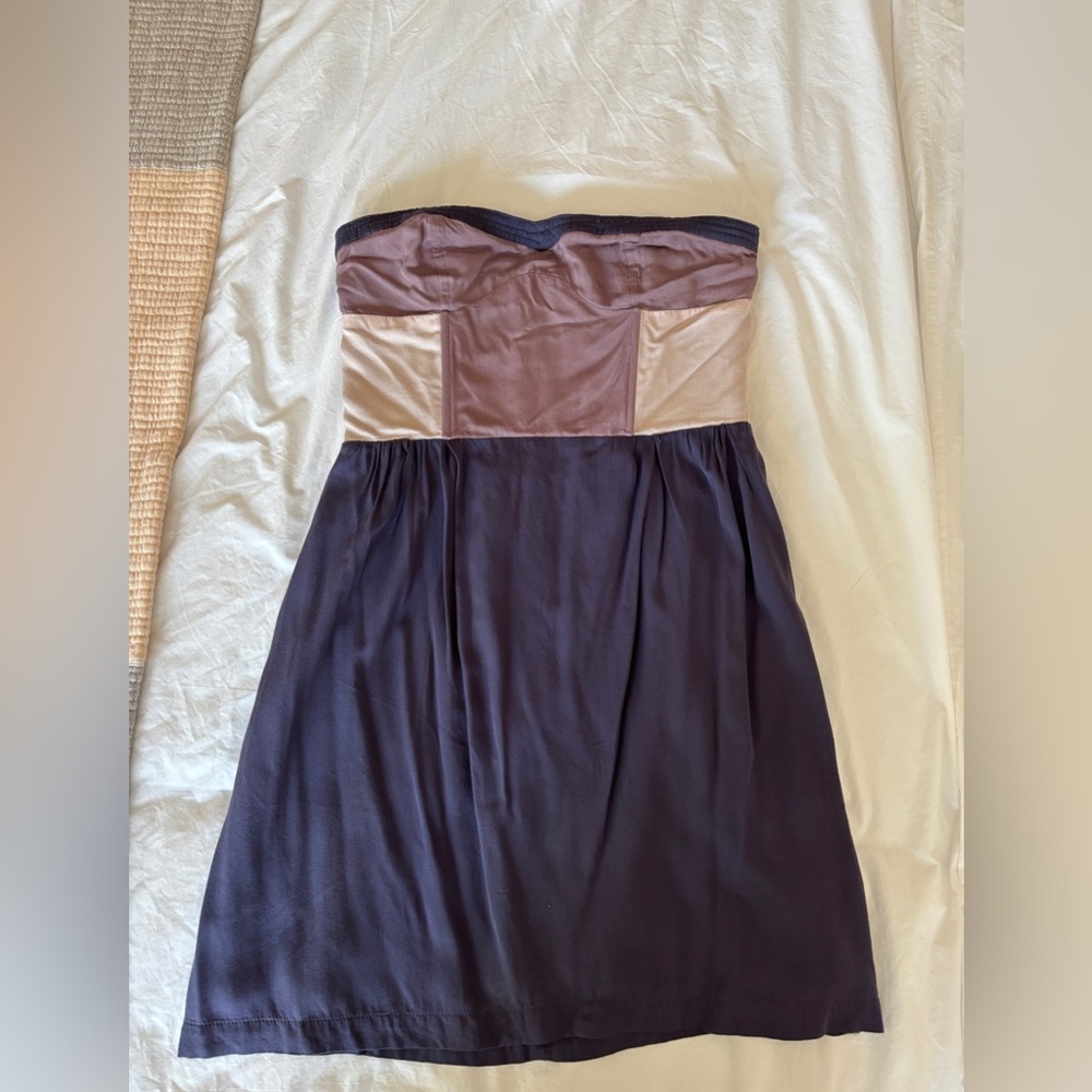 Sparkle & Fade Strapless A-line Dress